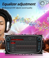 Autoradio RDS DVD Android 15 4G LTE Lecteur multimédia vidéo pour voiture Carplay Auto pour Ford Focus Mondeo C-MAX S-MAX Galaxy II Kuga