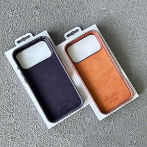 Coque de téléphone JOYPORODO L155 TechWoven pour iPhone 17 16 Pro Max, en <span class=keywords><strong>fibre</strong></span> d'aramide Air, cuir de luxe, étui de protection pour téléphone portable - Product Image 5