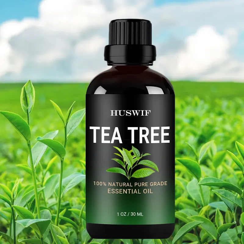 Bulk OEM Private Label Natural and Organic Tea Tree Essential Oil for Face, Hair, Skin, Acne, Scalp, Foot and Toenails
