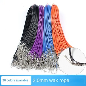 Tự Làm Vòng Cổ dây chuỗi trang sức làm đen sáp dây vòng cổ dây chuỗi cho đồ trang sức vòng cổ vòng đeo tay làm nguồn cung cấp - Product Image 2