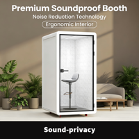 Cabine de bureau portable en promotion, petite cabine téléphonique, espace de travail privé, modules de bureau amovibles, facile à installer