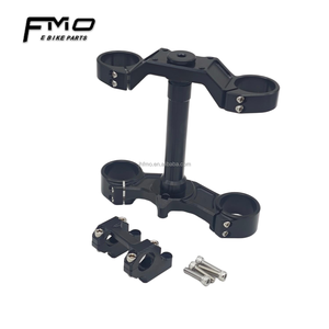 FMO Hyper Bee CNC Triple collier de fixation renforcé <span class=keywords><strong>KKE</strong></span> pour guidon à double épaule, avec logo personnalisé au laser, pièces de mise à niveau pour moto électrique - Product Image 5