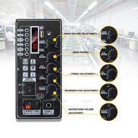Haut-parleur portable DC7.4-12V T01 et carte de décodage MP3 pour haut-parleur chariot, carte amplificateur de puissance 2*25W