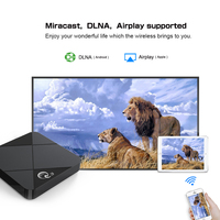 Dispositivo inteligente Mini Q3, decodificador con android tv, 4k, wifi 2,4G, compatible con DLNA AirPlay miracast