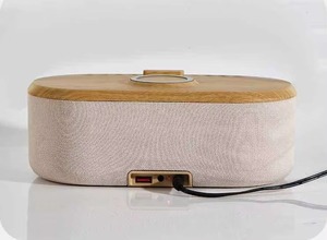 Usine Vente Chaude Multi-Fonction Creative Bluetooth Haut-Parleur Qi Chargeur Sans Fil Tactile Réveil Numérique Avec Veilleuse Led - Product Image 6