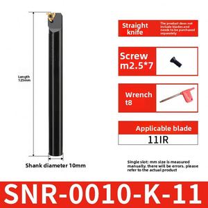 SNR Series CNC pemegang alat ulir <span class=keywords><strong>Internal</strong></span> Inserts/Inserts/Inserts 11IR 16IR sisipan berulir - Product Image 2