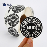 Autocollants personnalisés avec logo, étiquettes adhésives rondes pour la marque, pour les cafés, les petites entreprises, l'emballage des produits