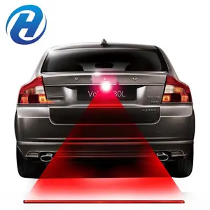 Hgd luz de laser carro cautela traseira luz para impedir traços cauda