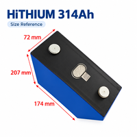 Sel Baterai Prisma LiFePO4 HiTHIUM 314Ah 3.2V untuk Solar ESS, Paket Baterai Penyimpanan Energi Rumah 1004.8Wh 13000 Siklus