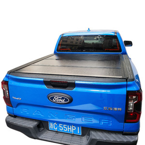 Couverture de benne rigide pliable en trois parties en alliage d'aluminium à profil bas pour <span class=keywords><strong>Ford</strong></span> <span class=keywords><strong>Ranger</strong></span> 2023-2026 - Product Image 3