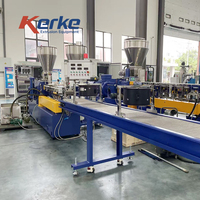 Machine de granulateur à refroidissement par air en plastique en Chine extrudeuse à double vis pour extrudeuse Pla en plastique