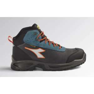 DIADORA UTILITY - 701.177650-C3701/37 Castillo impermeable gris/azul lunar zapato de alta seguridad con aislamiento térmico en nobuk pull-up Ital - Product Image 1