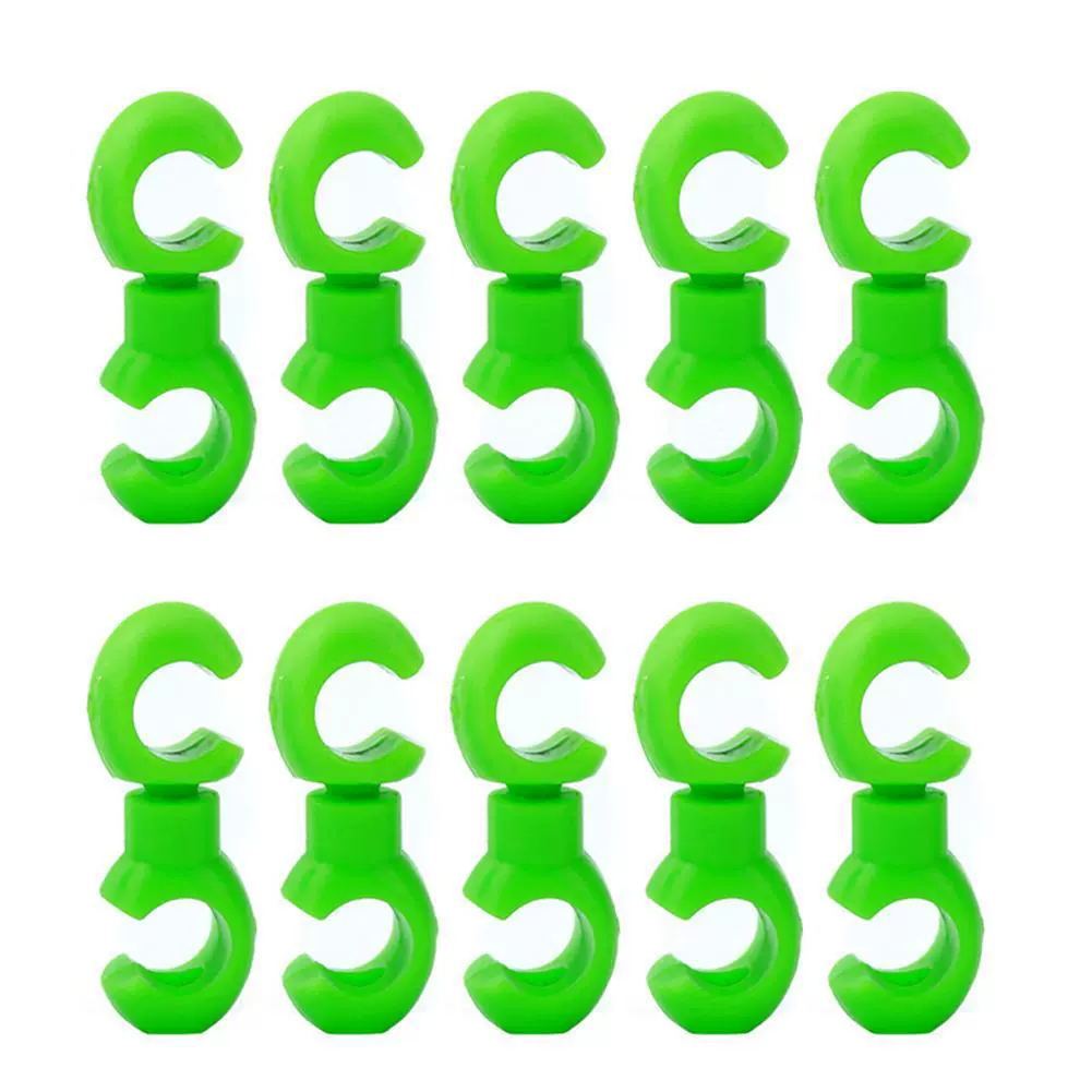 S-clasp-green-ten per pack