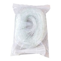 Filet de sécurité transparent et durable en plastique anti-saut pour chat avec service de découpe 2x2m Chine pour protection contre les chutes de balcon et fenêtre