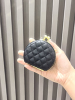 Sac à chaîne en diamant à carreaux 2025, porte-monnaie, porte-rouge à lèvres, style coréen, mode polyvalente, simple, sac de poitrine pour femmes