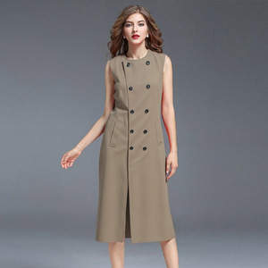 Abito da Donna di Alta Qualità, Vestiti Best Seller, Indumenti Femminili, Gilet Senza Maniche, Abiti Formali per Autunno, Primavera e Inverno - Product Image 4