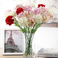 JFD AC-001 Vente en gros de tiges de carnations artificielles, fleurs de carnation pour la décoration