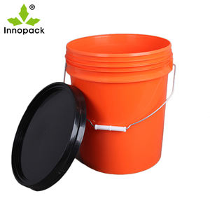 Seau chimique Seau à peinture Matière plastique 12L Seau de stockage multifonctionnel Seau en plastique 12KG avec couvercle - Product Image 5