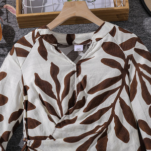 Completo da ragazza molto venduto, giacca a maniche lunghe con stampa irregolare e pantaloni, <span class=keywords><strong>abbigliamento</strong></span> autunnale in due pezzi. - Product Image 3