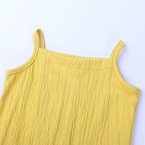 Ropa para niños pequeños en general niñas mono de bebé sin mangas de <span class=keywords><strong>lino</strong></span> ropa para niños niñas mamelucos - Product Image 3