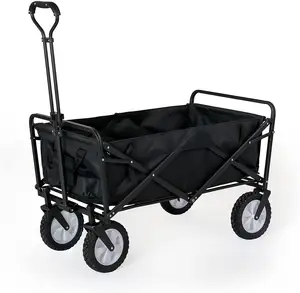 Outdoor Garden Park Utility Kids Wagon Portable Beach Trolley Foldable Folding Wagon Camping Cart