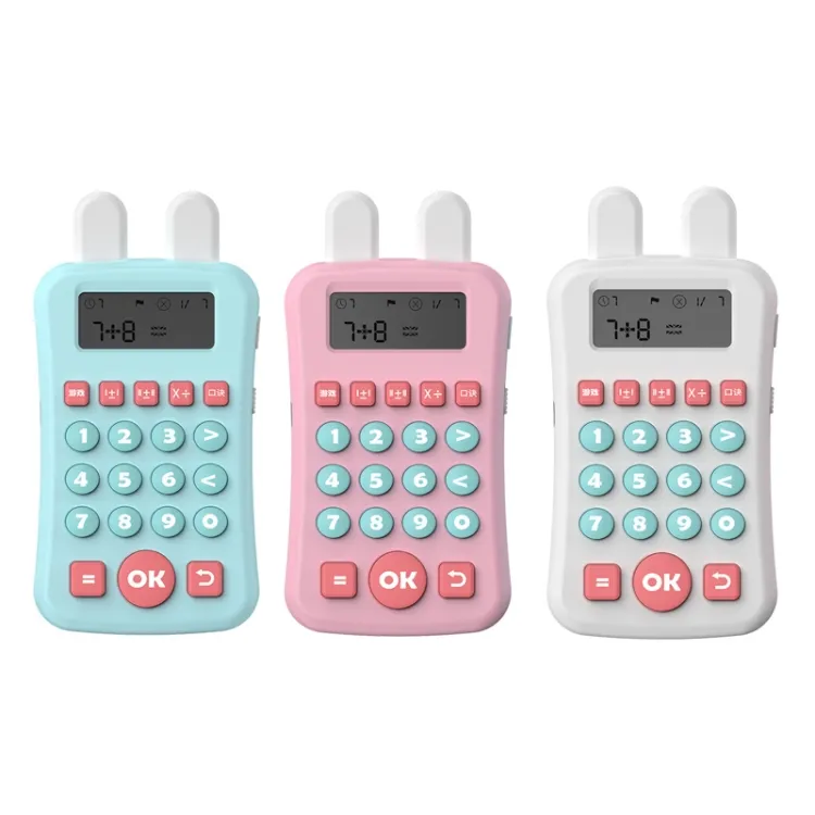 Factory Price Children Mouth Math Practice Learning Machine Cartoon Scientific calculator