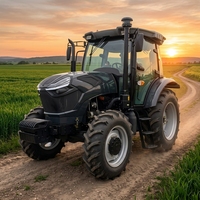 Tracteur agricole 4x4 multifonctionnel, OEM direct usine, 90HP, 100HP, 120HP, 130HP