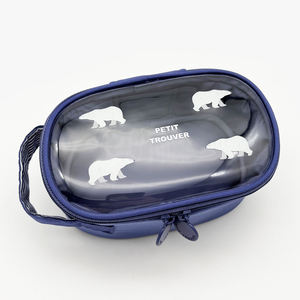 Portable Lunch <b>Bag</b> Oxford PVC Travel Pouch 10 Inches Waterproof Cosmetic <b>Bag</b> Full Page Printing <b>Makeup</b> <b>Bag</b> For Daily Use - Product Image 2