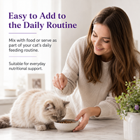 Gouttes liquides multivitaminées pour chats 15 en 1, approvisionnement direct usine, service OEM unique, marque privée, supplément de santé pour animaux de compagnie à base de L-Lysine
