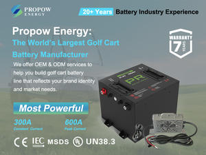 Propow Golf Cart <b>Battery</b> 36v 48v <b>72v</b> 72ah 100ah 105ah 160ah 200ah Golf Cart Lithium <b>Battery</b> Conversion Kits with Charger - Product Image 3