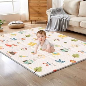 <span class=keywords><strong>Tapis</strong></span> de jeu pour bébé en mousse XPE à motifs mignons, sans BPA, <span class=keywords><strong>tapis</strong></span> de jeu pliables en trois parties pour enfants - Product Image 2