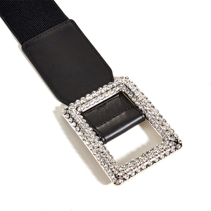 Women 6CM Wide Rhinestone Elastic <strong>Belt</strong> Diamond <strong>for</strong> <strong>Wedding</strong> <strong>Dress</strong> - Product Image 4