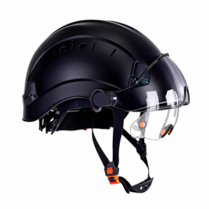 Casco <span class=keywords><strong>de</strong></span> <span class=keywords><strong>Seguridad</strong></span> ABS para Trabajos <span class=keywords><strong>de</strong></span> Construcción, Protección para Escalada, Ciclismo, Rescate al Aire Libre, Casco <span class=keywords><strong>de</strong></span> <span class=keywords><strong>Seguridad</strong></span> HBC con Gafas - Product Image 2
