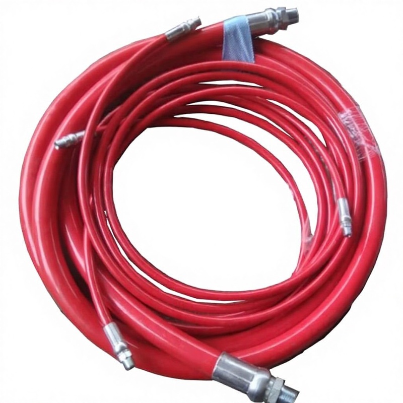 Flexible Red CNG Gas Hose Plastic