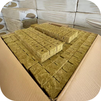 Laine de roche en cubes pour système hydroponique, idéale pour l'enracinement, blocs de laine de roche multi-tailles pour la plantation