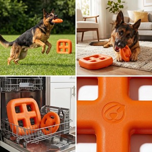 Jouets pour chiens personnalisés indestructibles, jouet à mâcher durable pour les chiens agressifs, sûr, non toxique, en caoutchouc naturel, OEM ODM - Product Image 5