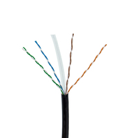 Exterior UTP Cat6 cat 6 red LAN Ethernet cable UTP 26awg cobre desnudo CCA 305m caja 1000 ft cable