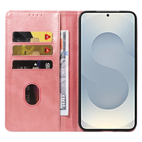 Dompet Kulit PU Premium Model Flip untuk Samsung S25 Edge - Penutup Ponsel dengan Fungsi Stand, Slot Kartu, Penutup Magnetik & Anti Benturan
