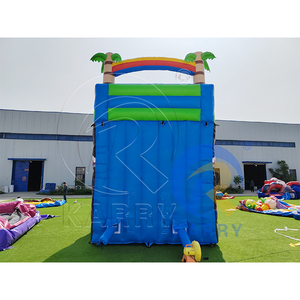 Tobogán Acuático Inflable con Palmeras Tropicales, Alto y con Piscina, para Exteriores, <span class=keywords><strong>Playa</strong></span>, Jardín, Adultos, Niños, <span class=keywords><strong>Alquiler</strong></span> Comercial - Product Image 6