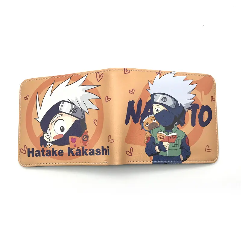 मोबाइल फोनों Cosplay लघु बटुआ Uchiha Sasuke के Kakashi Uzumaki के लिए बटुआ कार्ड धारक