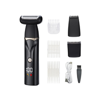 Rasoir Électrique Rechargeable USB 3-en-1 pour Femme, Lame Céramique, Utilisation Humide et Sèche Sans Douleur, Étanche IPX4, Léger et Portable, Kit de Rasage Féminin