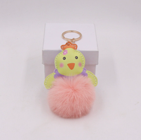 Porte-clés en fourrure d'animal de la forêt de dessin animé, sac à dos d'étudiant, décoration suspendue pour vêtements, stylo