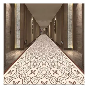 Tappeto lungo commerciale durevole della striscia, grande area completamente coperta del corridoio di biliardo nei corridoi dell'hotel