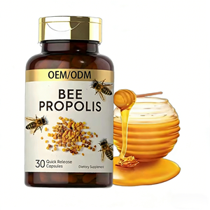 Cápsulas/tabletas de propóleo de abeja, suplementos alimenticios OEM/ODM, productos de abeja compatibles con el sistema inmunológico, mejora la energía - Product Image 4