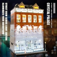 Moule King 16021 puzzle modèle crystal house jouet pour enfants Lepini city street view blocs de construction jouets pour enfants