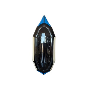 Packraft compact ultraléger en nylon enduit TPU avec plancher auto-vidangeant pour traversée de rivière - Product Image 3