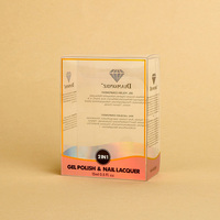 Boîte d'emballage de laque à ongles en acétate personnalisée Emballage de boîte de vente au détail en plastique PVC PET pliable