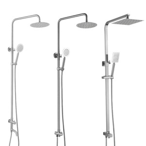 Juego de grifo de ducha fría individual de acero inoxidable 304 transfronterizo Ducha de <span class=keywords><strong>baño</strong></span> doméstica montada en la pared en superficie - Product Image 1