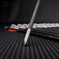 Anak Panah Target Karbon Murni Elong Outdoor 3.2mm ID 30T High Modulus untuk Kompetisi Panahan Profesional