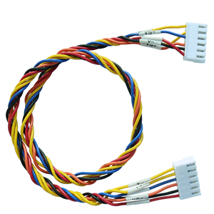 6针24AWG 20厘米双头绞合聚氯乙烯IP65摩托车汽车电子连接电缆，带彩色编码接线 - Product Image 2